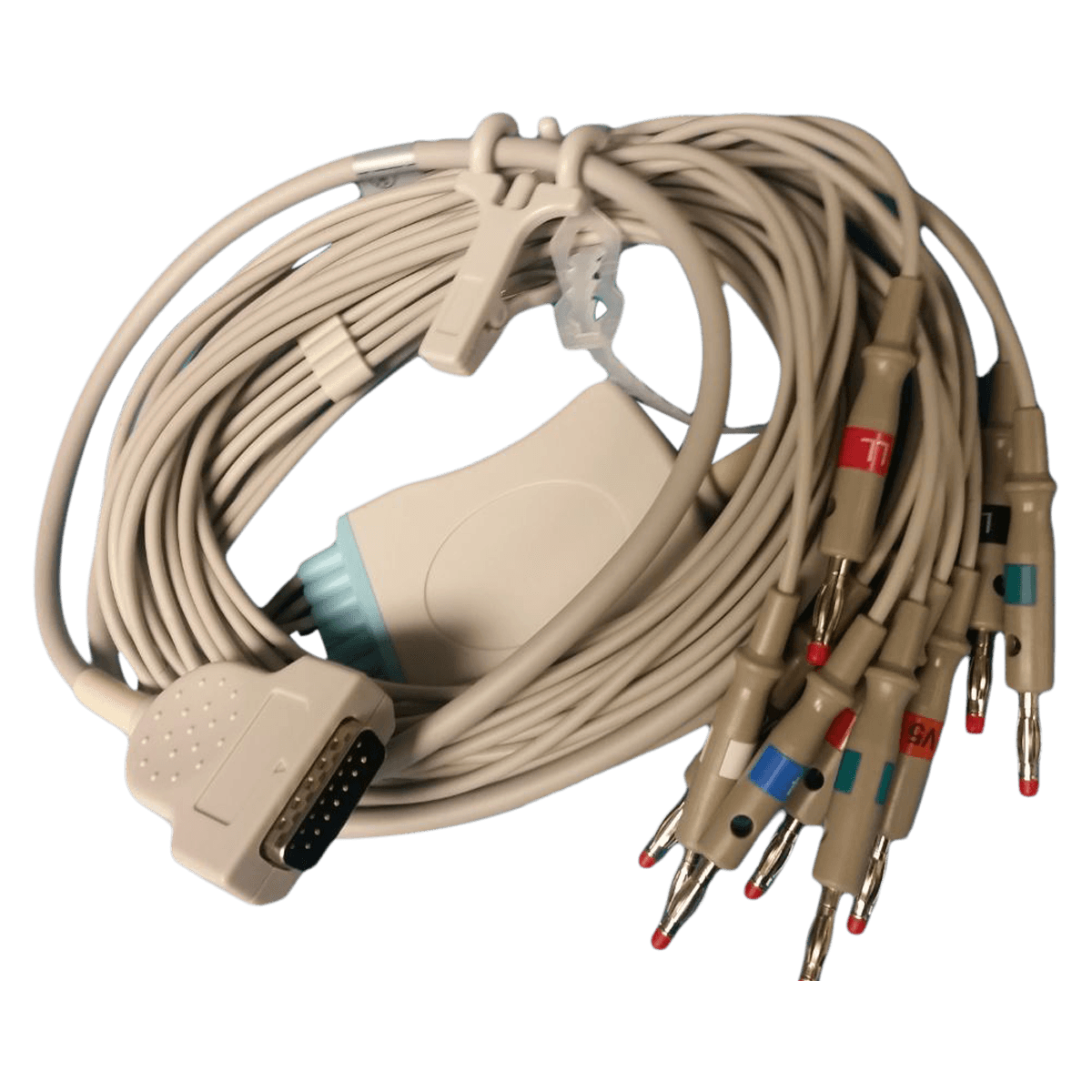 Soma Technology ECG Patient Cable with Wires, Refurbished, 10/Package