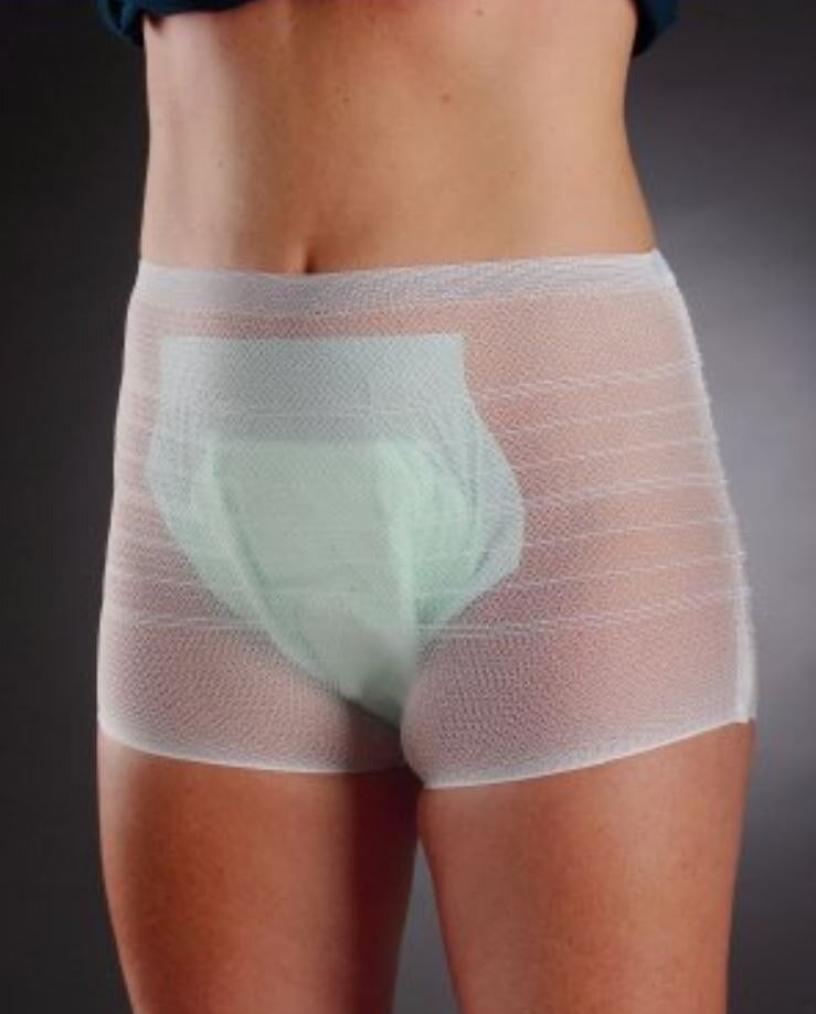 Prevail Incontinence Pants, Unisex Adult, Medium (22-34"), Moderate Absorbency, Blue, 25/Bag