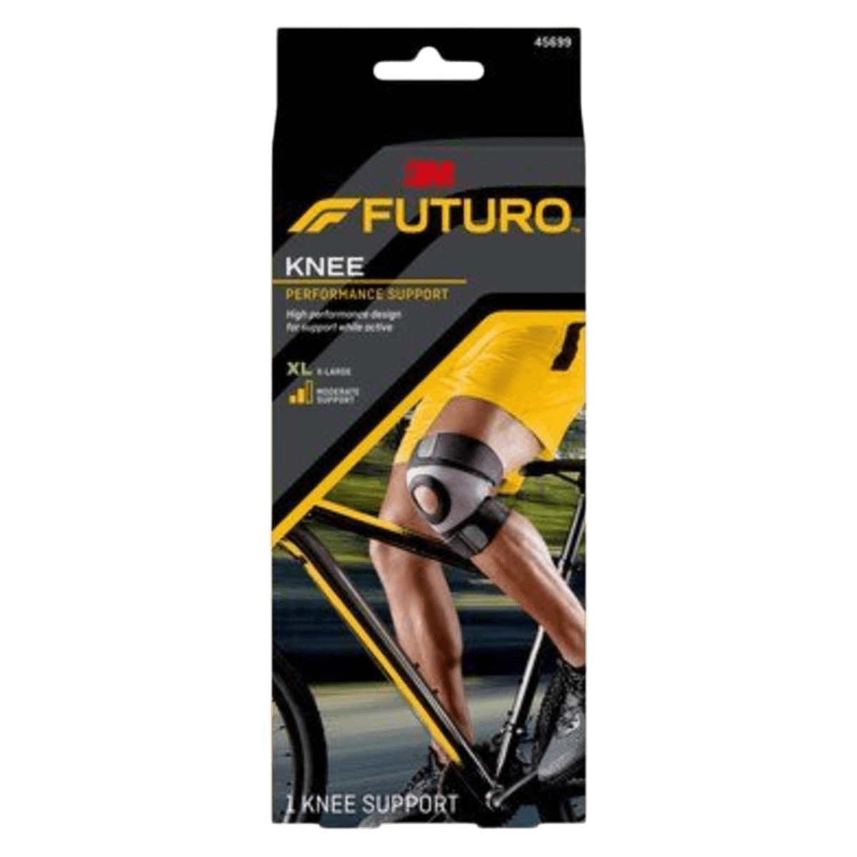 3M FUTURO Performance Support Knee, Adult, Neoprene, Medium, 2/pk, 6 pk/cs, 45696ENR