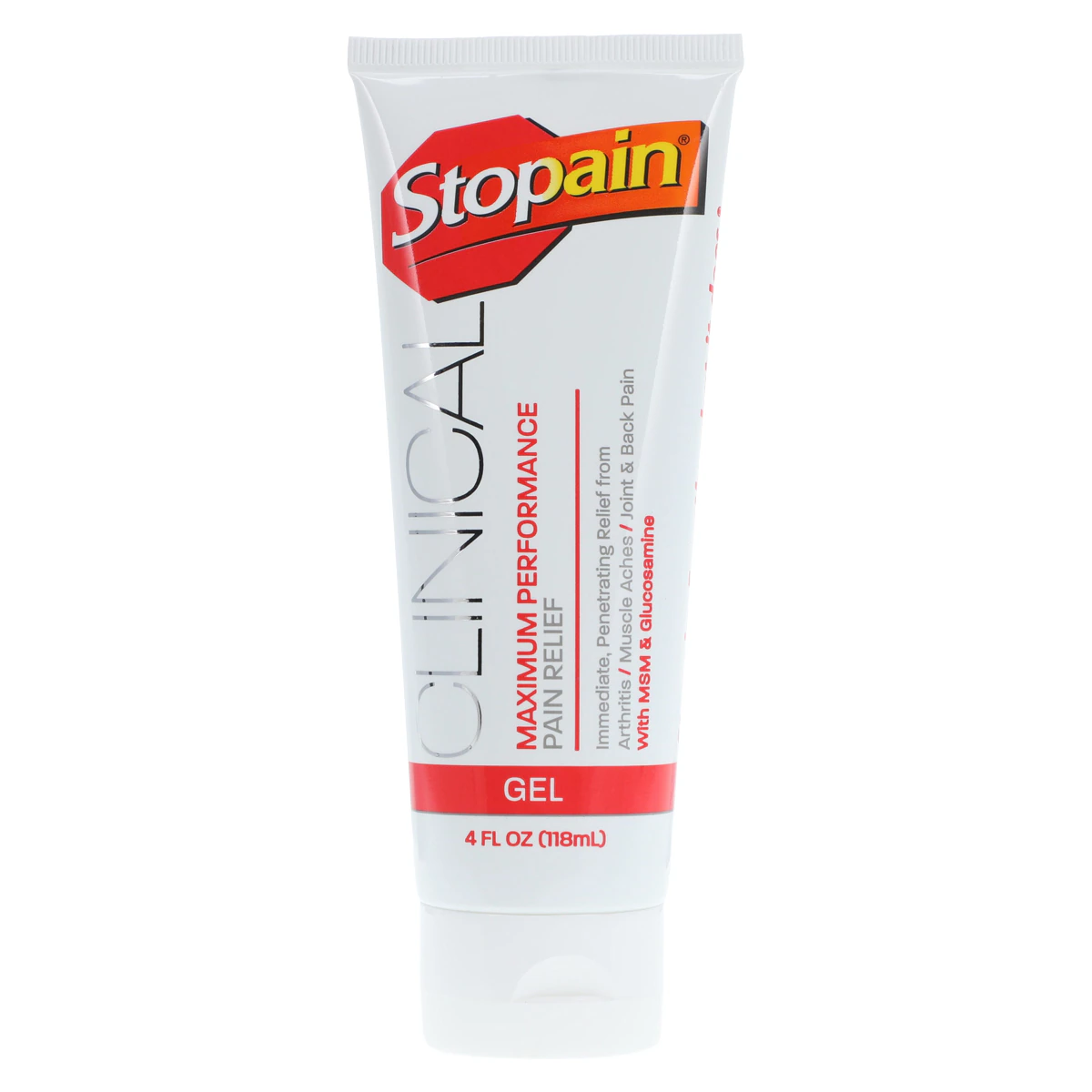 Stopain Clinical Gel, 4 oz Tube