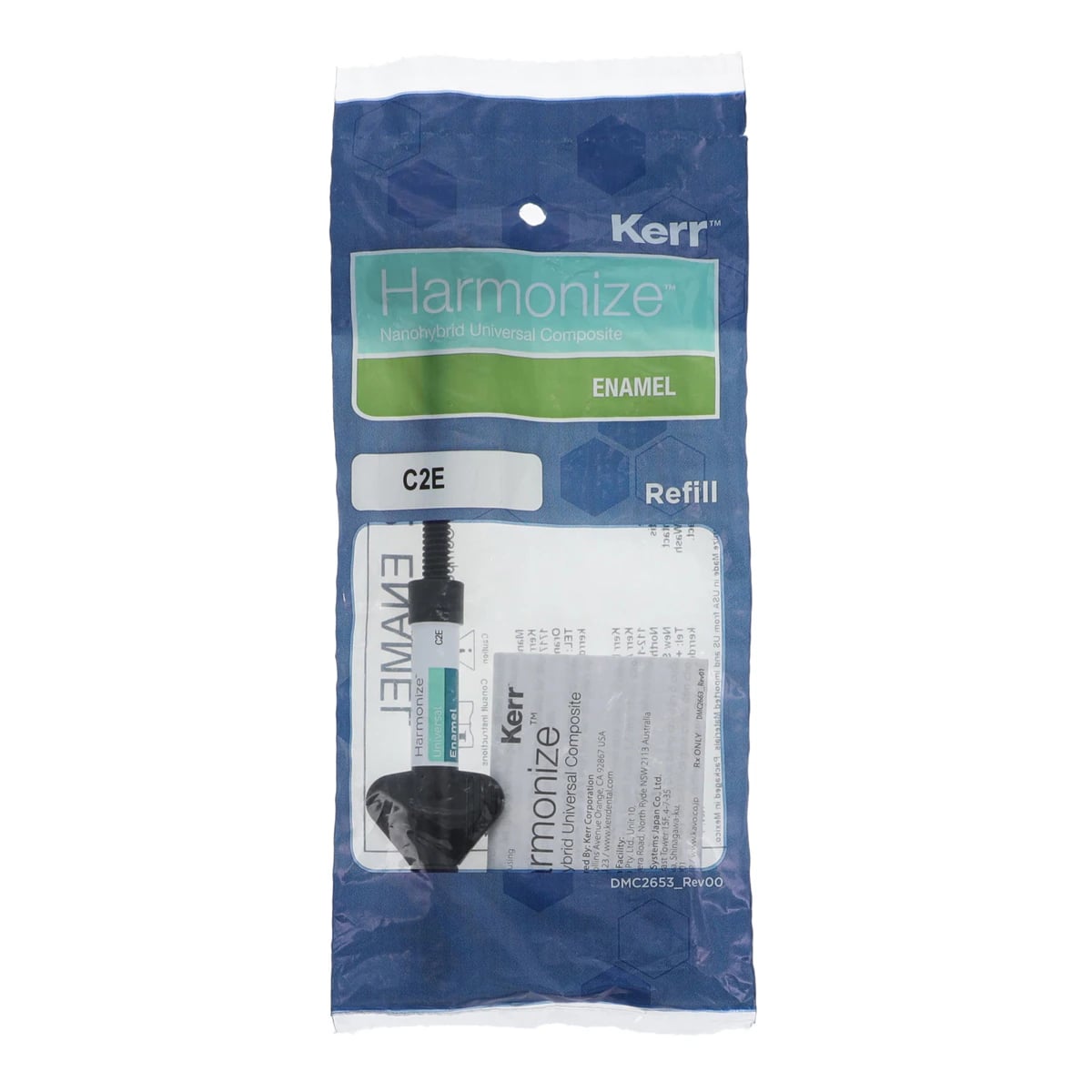 Harmonize Nanohybrid Universal Composite, Syringe, 4 g, C2 Enamel, 1/Pk, 36420