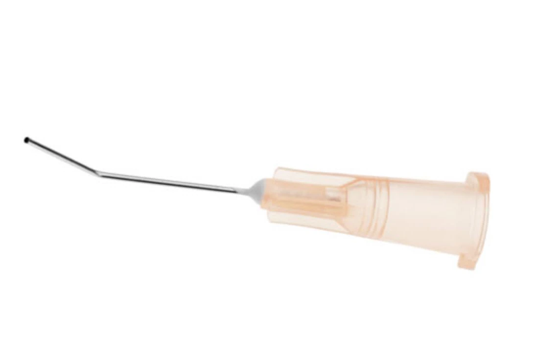 Beaver-Visitec Anterior Chamber Cannula, 25G x 78mm, Angled 45 Degrees