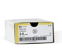 Medtronic Plain Gut Suture, 5-0, 30", C-13 Reverse Cutting 3/8 Circle Needle 19mm, Uncoated, 36/Case