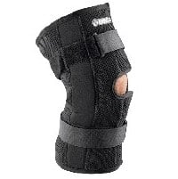 Breg Economy Knee Brace, Neoprene Airmesh Open Patella, Adult Large 21-24", Left/Right