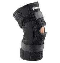 Breg Economy Knee Brace, Neoprene Airmesh Open Patella, Adult Large 21-24", Left/Right