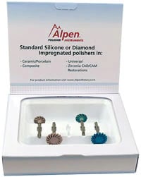 Alpen ShapeGuard Composite Plus Assorted Polisher Pack, 4/Pk, 60021910