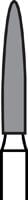 CleanCut Diamond FG Bur, Friction Grip, Coarse, Flame, 260.8C, 5/Pk