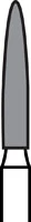 CleanCut Diamond FG Bur, Friction Grip, Medium Flame, 260.8M, 5/Pk