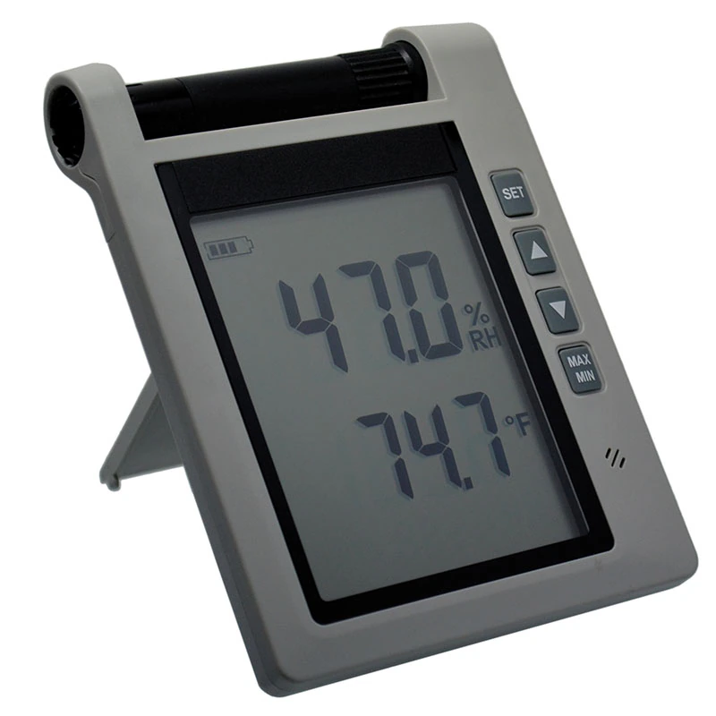 Thermco Products Environmental Monitor LCD Hygrometer/Thermometer, Each