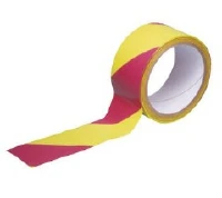 Hazard Tape, 2" x 54' Roll, 6 mil Vinyl, Each