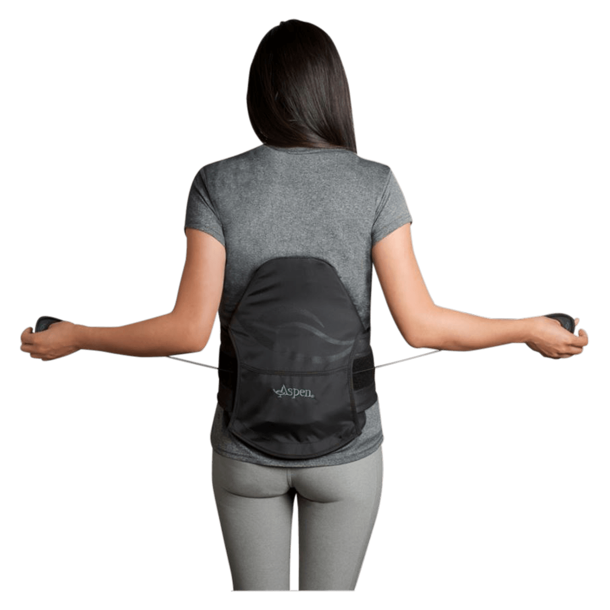Aspen Medical Horizon 631 Lower Back Support Brace, Adult, Elastic/Neoprene, 32-46"
