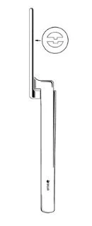 Articulating Paper Forceps, Miller, Stainless Steel, Reusable, Each