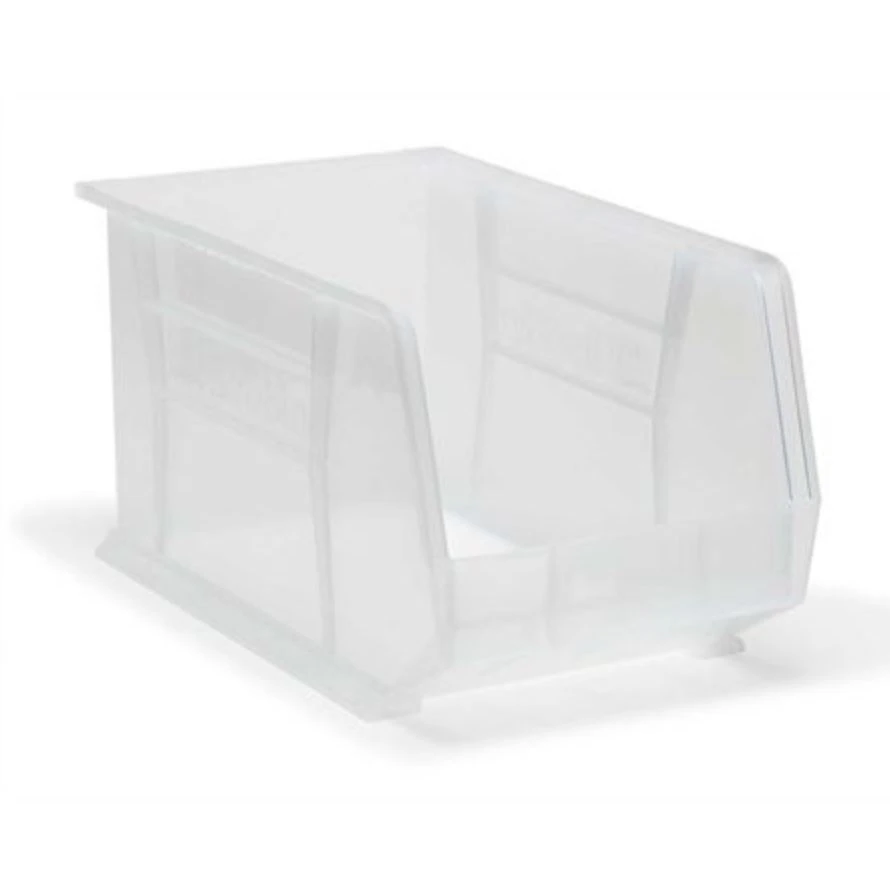 Marketlab Bin Organizer, Semi-Clear Heavy Duty Polymer with Label Slot, 11"W x 18"D x 10"H, Each