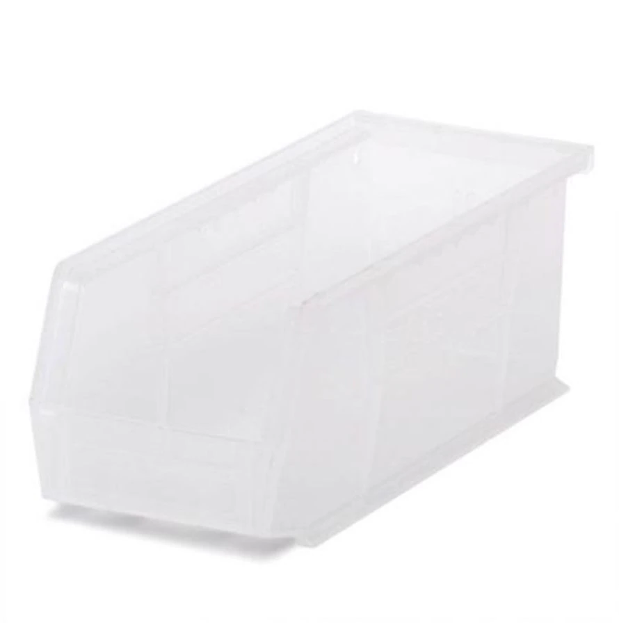 Marketlab Bin Organizer, Semi-Clear Heavy Duty Polymer with Label Slot, 5.5" x 10.875" x 5"