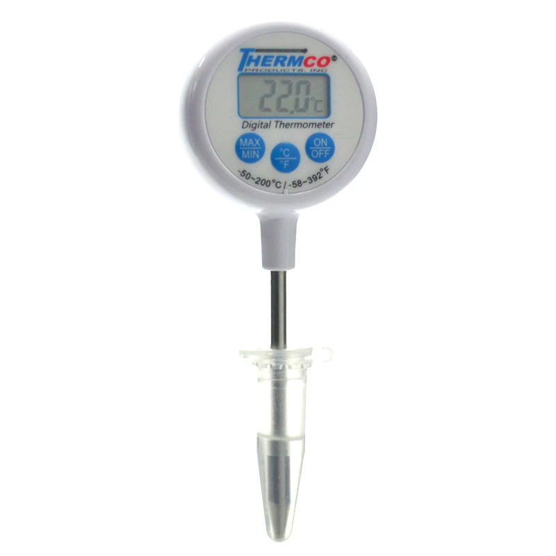Thermco Products Bottle Thermometer, Digital, -50 to 200°C, Each