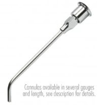 ACE Irrigation Cannulas, Stainless Steel, 3" (7.5cm), 18 Gauge, 45° Angle, Luer Slip, 1/Ea