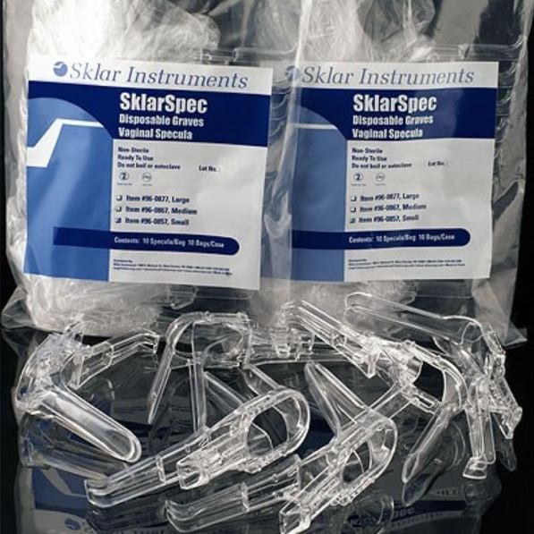 Sklar Instruments Graves Vaginal Speculum, Small, 100/Case