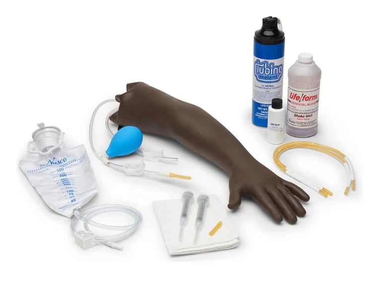 Life/form Arterial Puncture Arm Skin Replacement, Dark, Each