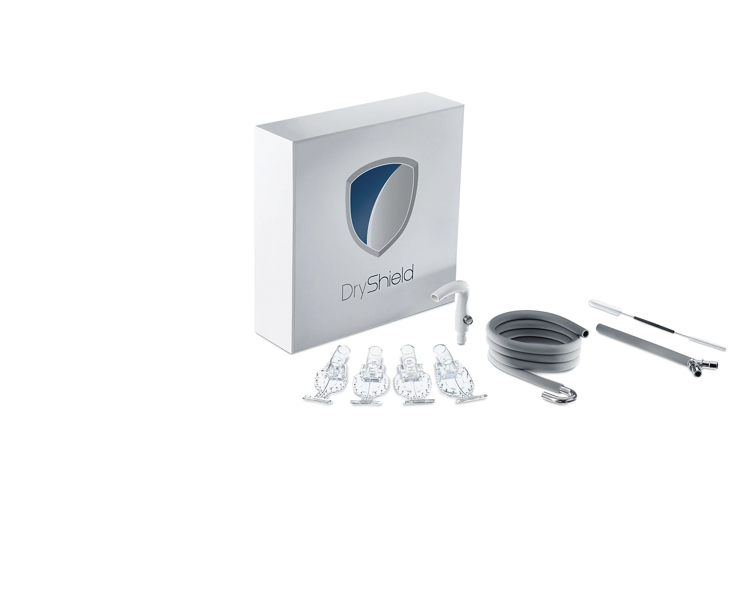 DryShield HVE Isolation System Kit, DS-SYS-001 (DS1 Adapter, Portable Operatory Kit, Y Connector Kit, Cleaning Brush; Mouthpieces Sold Separately)