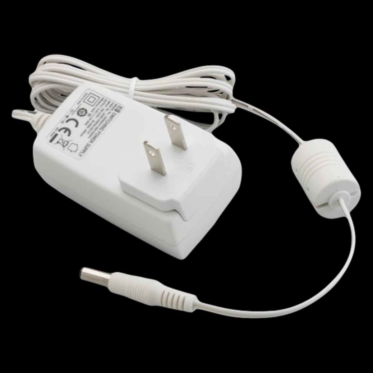 Welch Allyn SureBP AC Power Adapter, White, for 1700 Series Home Blood Pressure Monitor