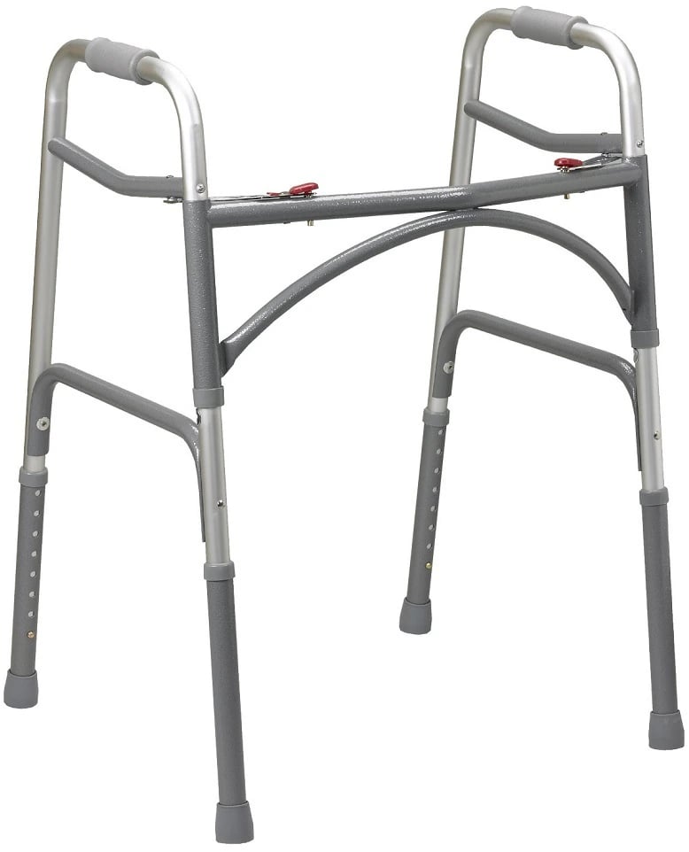 Drive Medical Designs HD Bariatric Aluminum Walker, 500 lb Capacity, with Rubber Tips