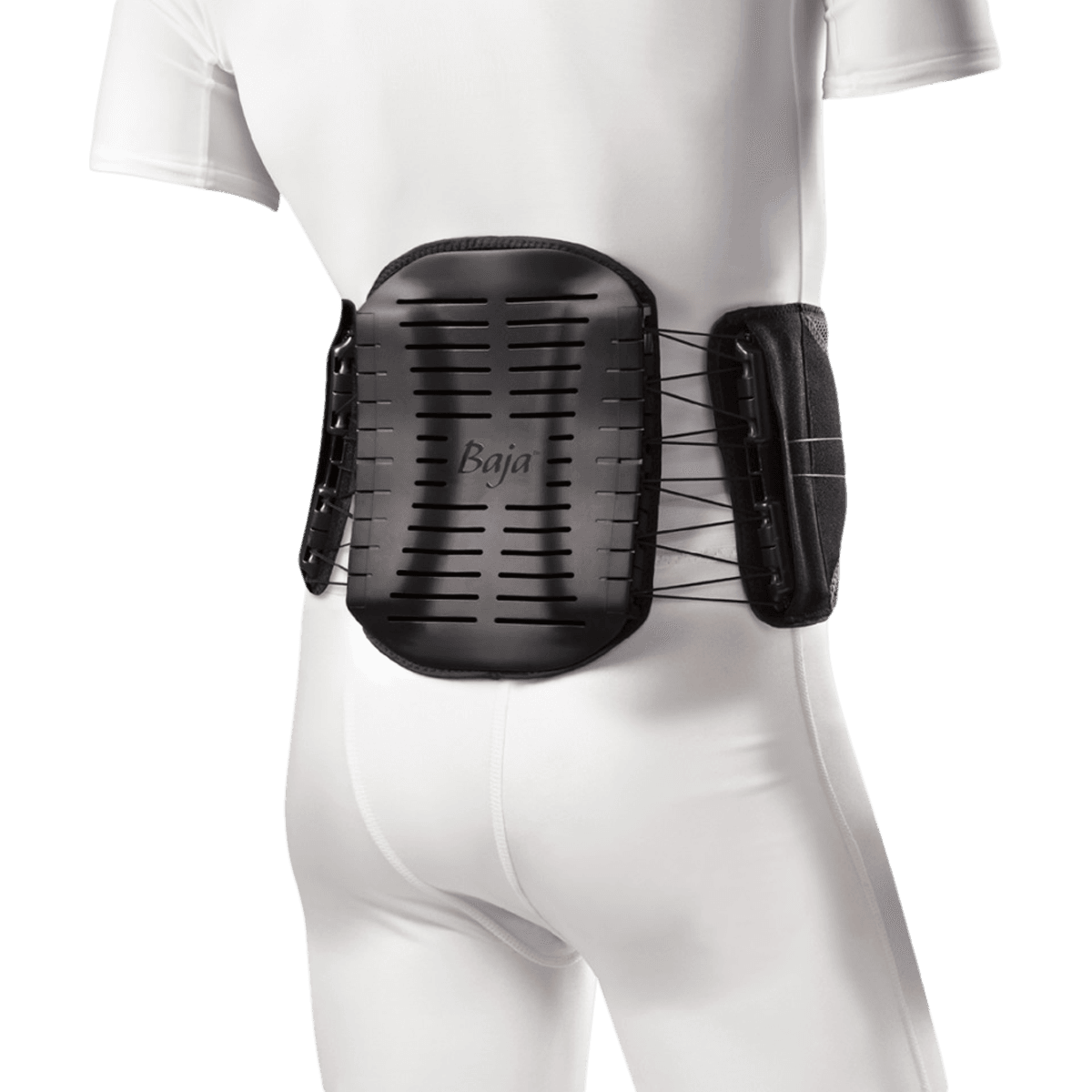 Bioskin Baja 627 Back Brace, Adult, Elastic/Neoprene, Medium, Black, 32-46"