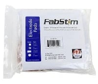 FabStim Round Stimulating Electrode, Gel/Cloth, Beige