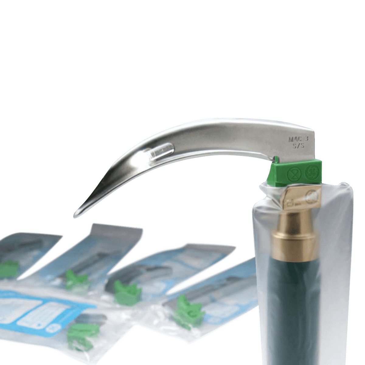 Sun Med Steel Laryngoscope Blade, MAC 3, 20/Case