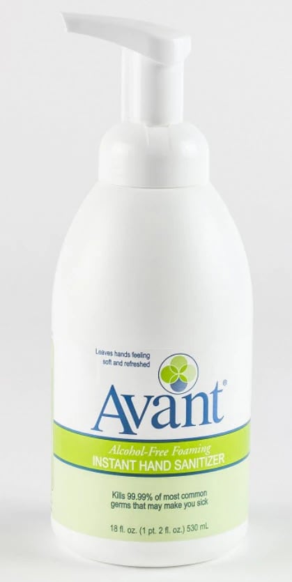 Avant Foam Sanitizer Hand Pump, 18 oz, Unscented, 6/Case