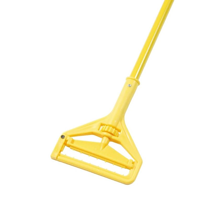 Boardwalk Handle Mop with Plastic/Aluminum Side Latch, 60", Yellow