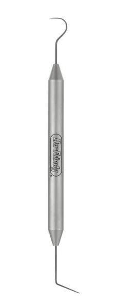 Hu-Friedy Black Line Explorer DG16/23X Endodontic Instrument, Double End, Smooth Handle