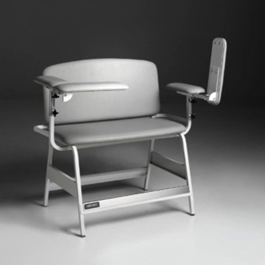 Bariatric Blood Draw Chair, Gray, 700 lb Capacity, Each