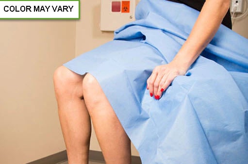 Graham Medical Patient Drape, 3-Ply Tissue, 12" x 24", White, Non-Sterile, Disposable, 500/Case