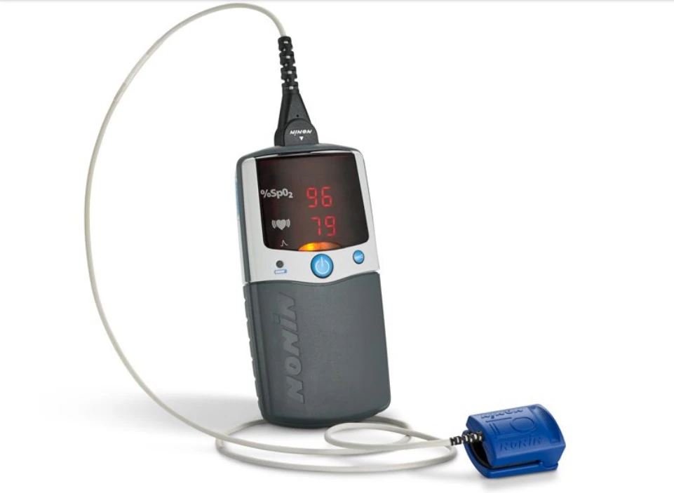 Nonin Medical PalmSAT 2500 Handheld Pulse Oximeter, 4 AA Battery, Each