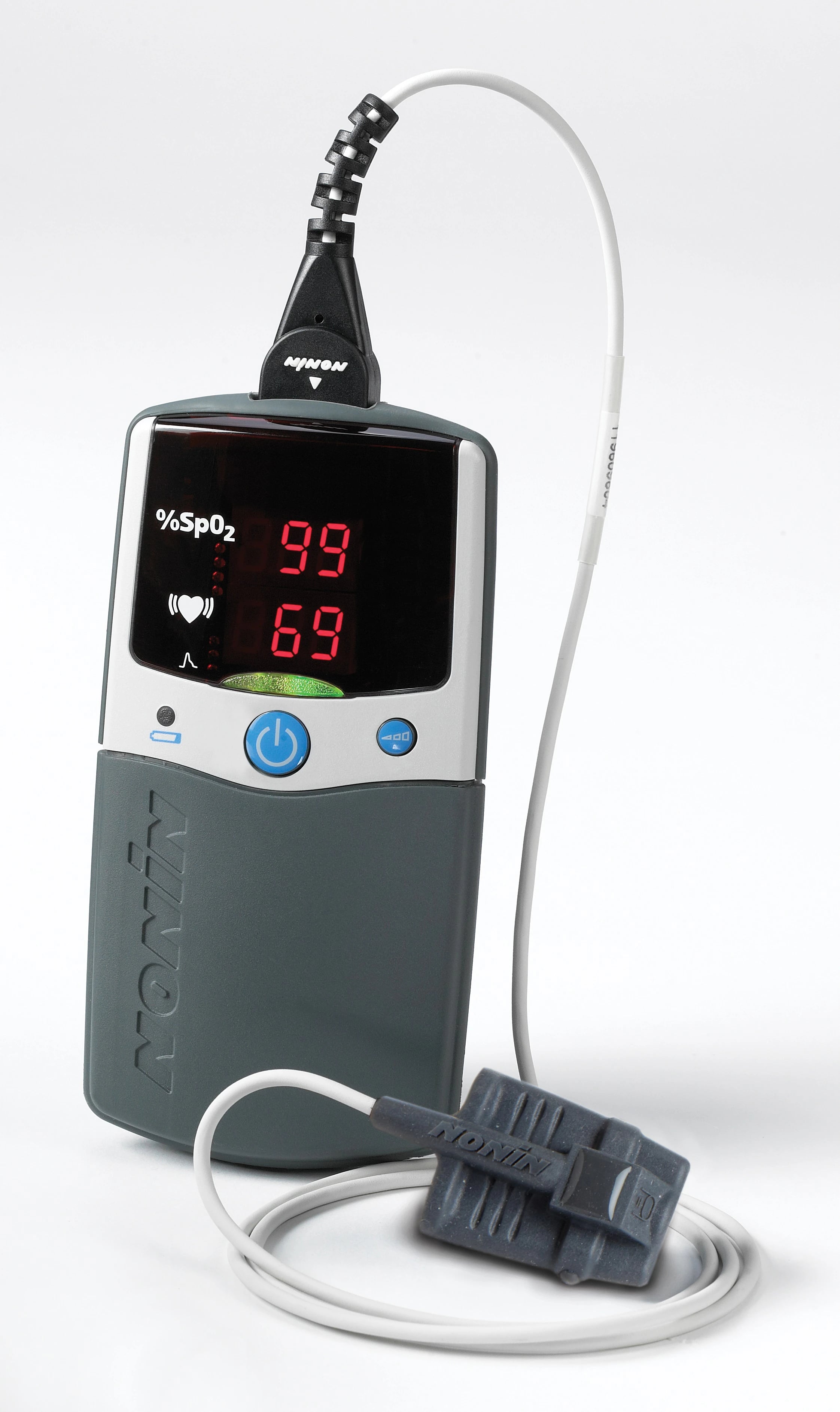 Nonin Medical PalmSAT 2500 Handheld Pulse Oximeter, 4 AA Battery, Each