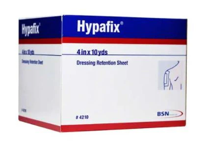 Hypafix Retention Tape, Fabric, 4" x 11 yd, White, Non-Sterile, Each