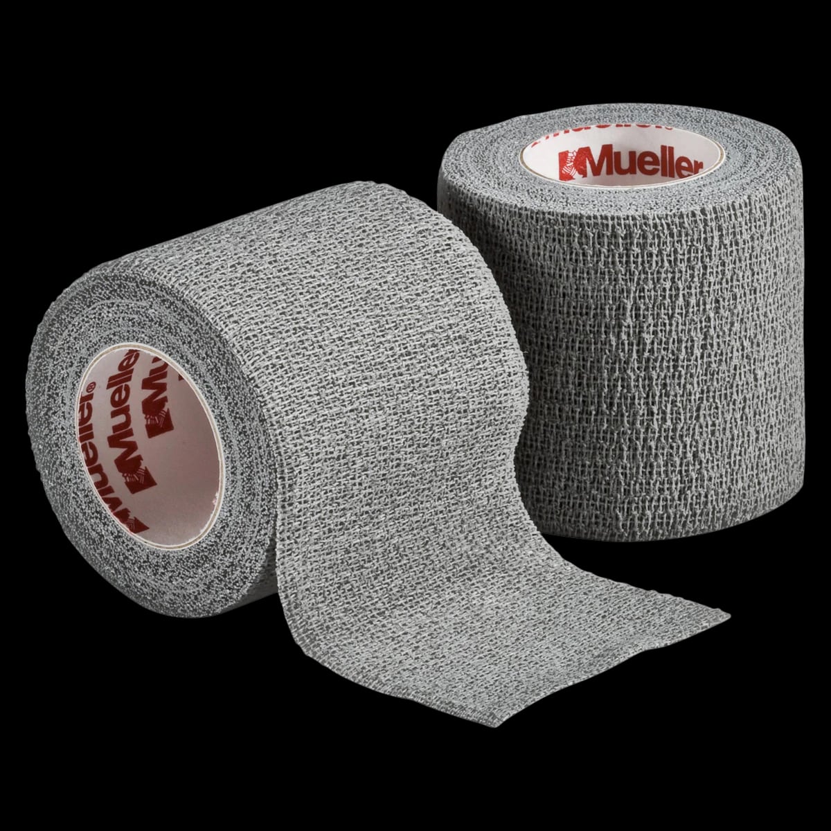 Mueller Sports Medicine Tapewrap Premium Adhesive Coating Tape, Grey, 2" x 6 yd, 24/Case