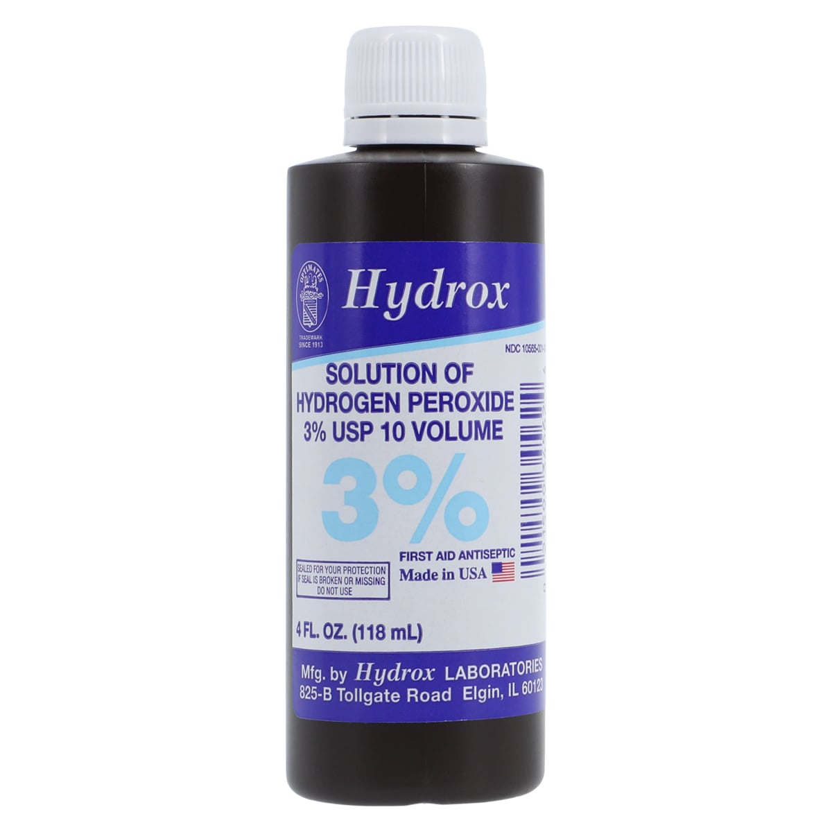 Hydrogen Peroxide 3% Antiseptic Topical Solution, 4 oz Bottle