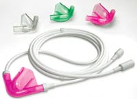 Accutron Axess Scavenging Circuit for Remote Flow System and Accu-Vac, with 9 Low Profile Single-Use Nasal Masks, 53006