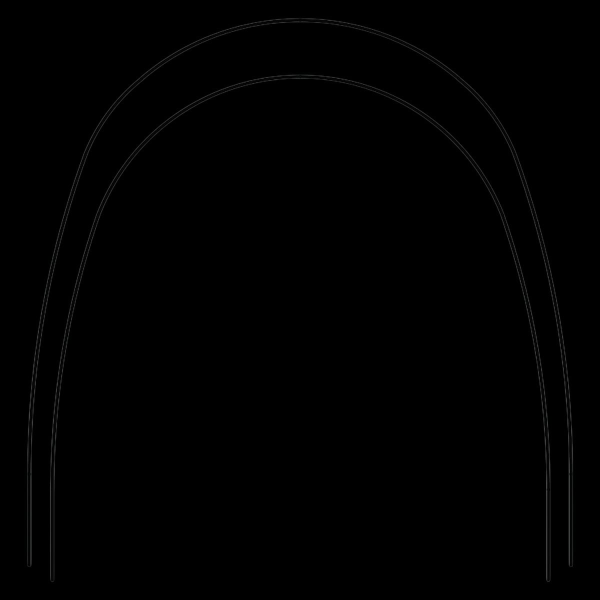 Nitanium Pro Form Upper Archwire, 0.020 in, 10/Package