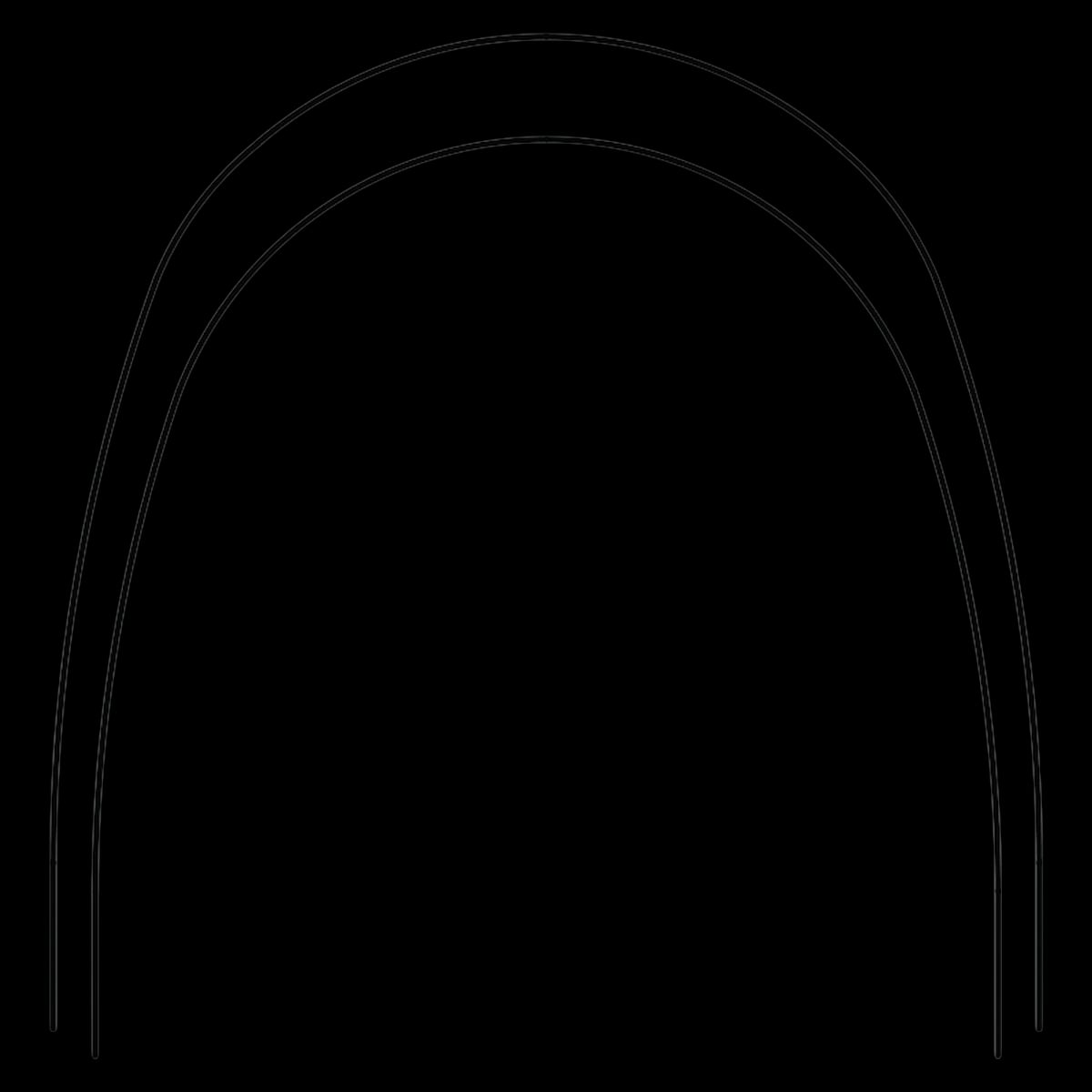 Nitanium Upper Pro Form Archwire, 0.018" x 0.025", 10/Package
