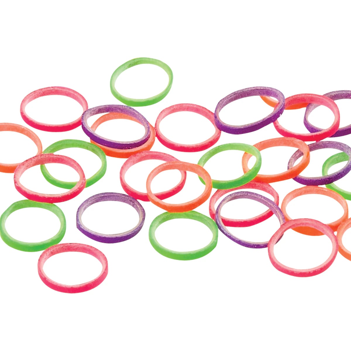 Safari Neon Elastic Zebra Intraoral Elastics, 3/8 in, 4.5 oz, Latex, 50/Pk