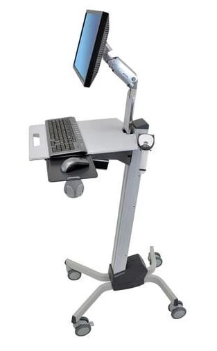 Ergotron Neo-Flex LCD Cart, Two-Tone Gray
