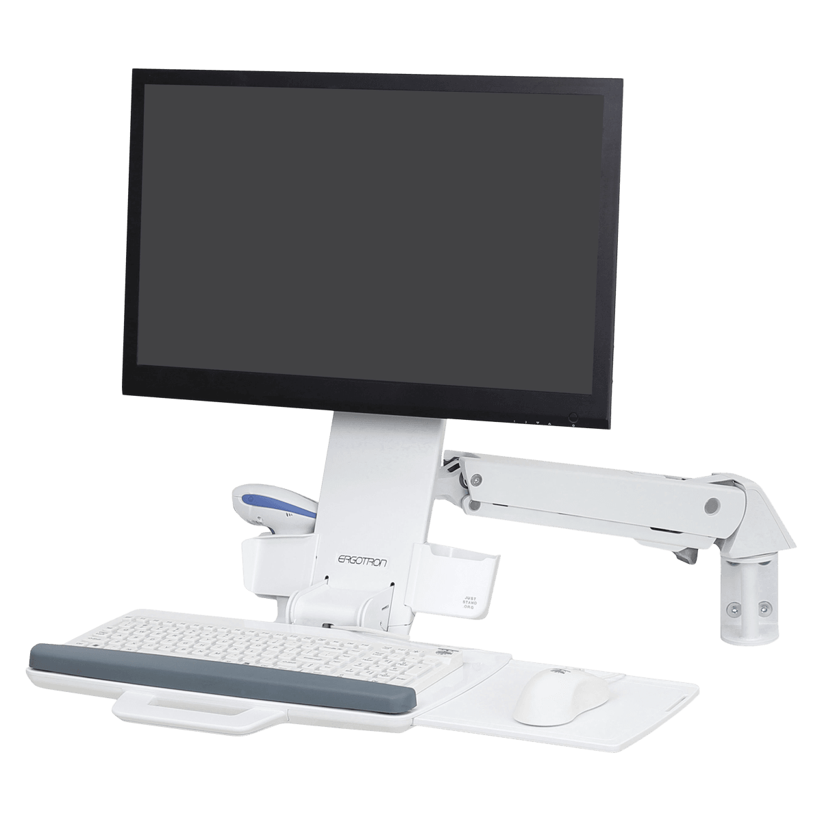 Ergotron StyleView Sit-Stand Combination Arm, Bright White