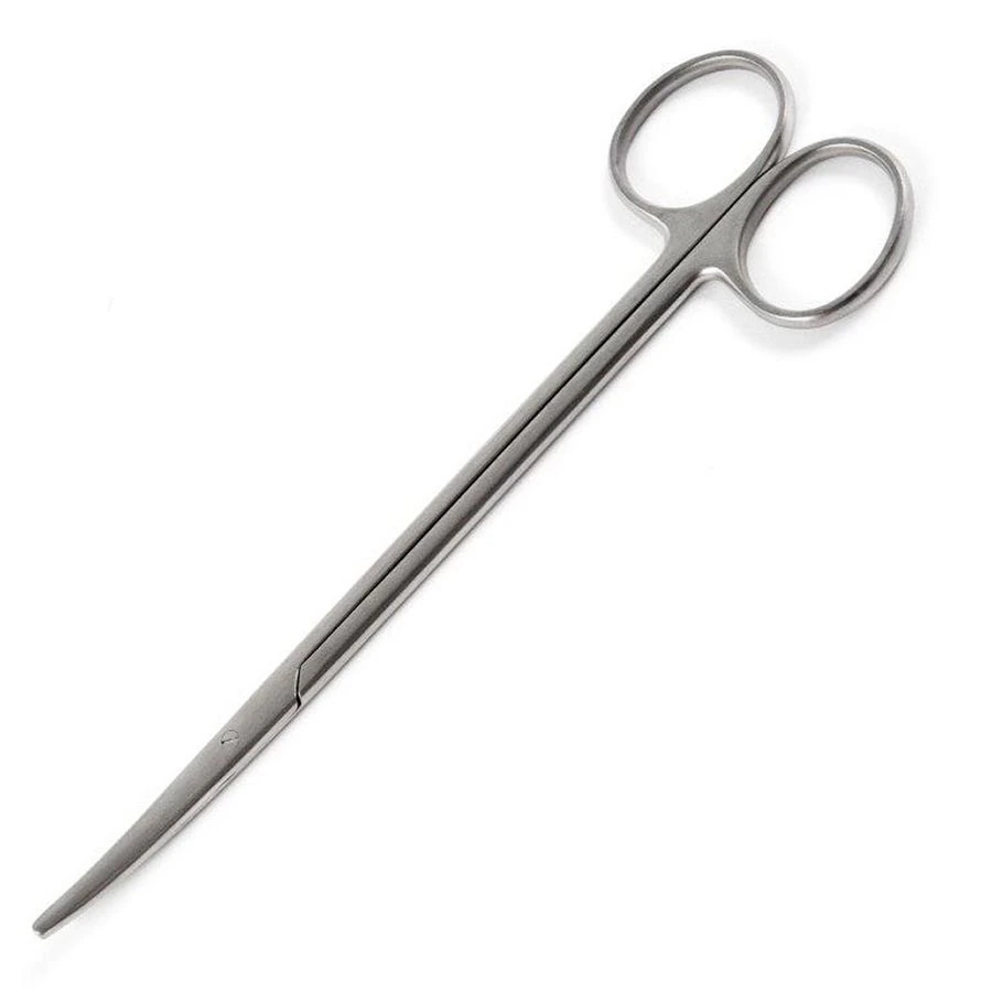 Merit Metzenbaum Dissecting Scissors, Curved, Stainless Steel, Sterile, Disposable, 50/Case