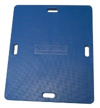 CanDo Wobble/Rocker Balance Board, Blue, 2.5" Height, Plastic