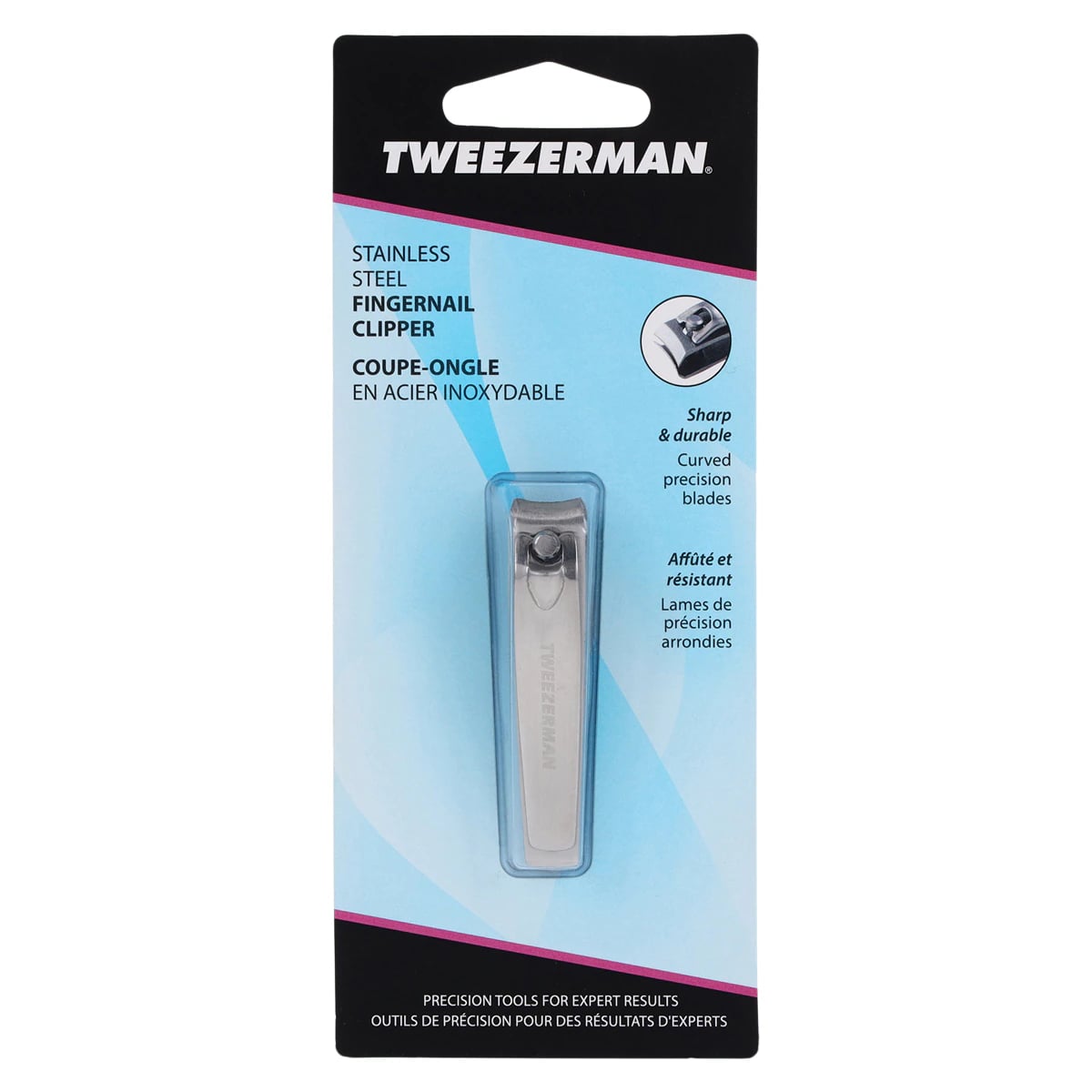 Tweezerman Stainless Steel Fingernail Clipper