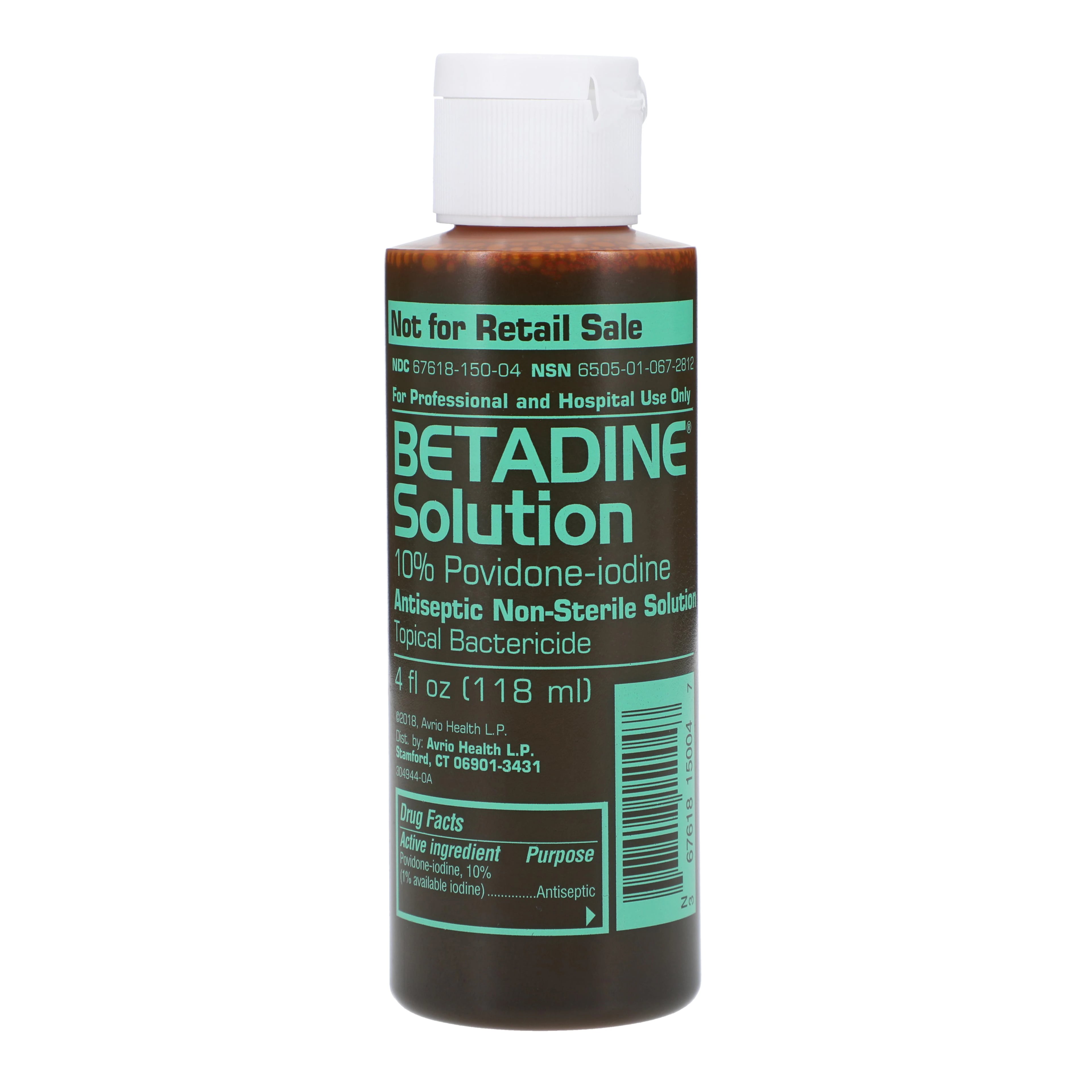 Betadine Solution Povidone Iodine Prep, 4 oz, 01KEZKNQ8F5VBB4CBG2GZFV6SV