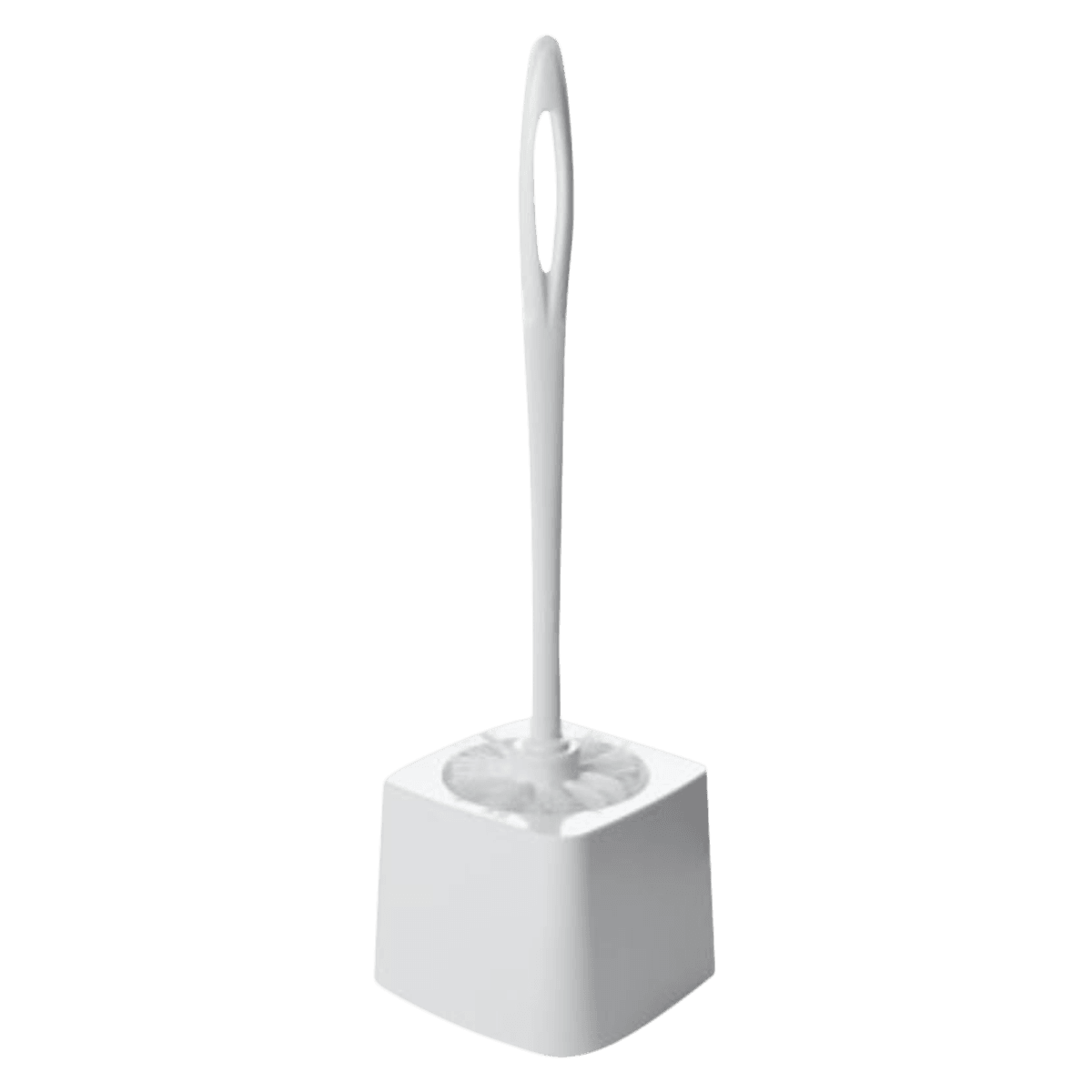 Rubbermaid Commercial Grade Toilet Bowl Brush, Plastic Handle, 14.5" x 1.125", White, 24/Case