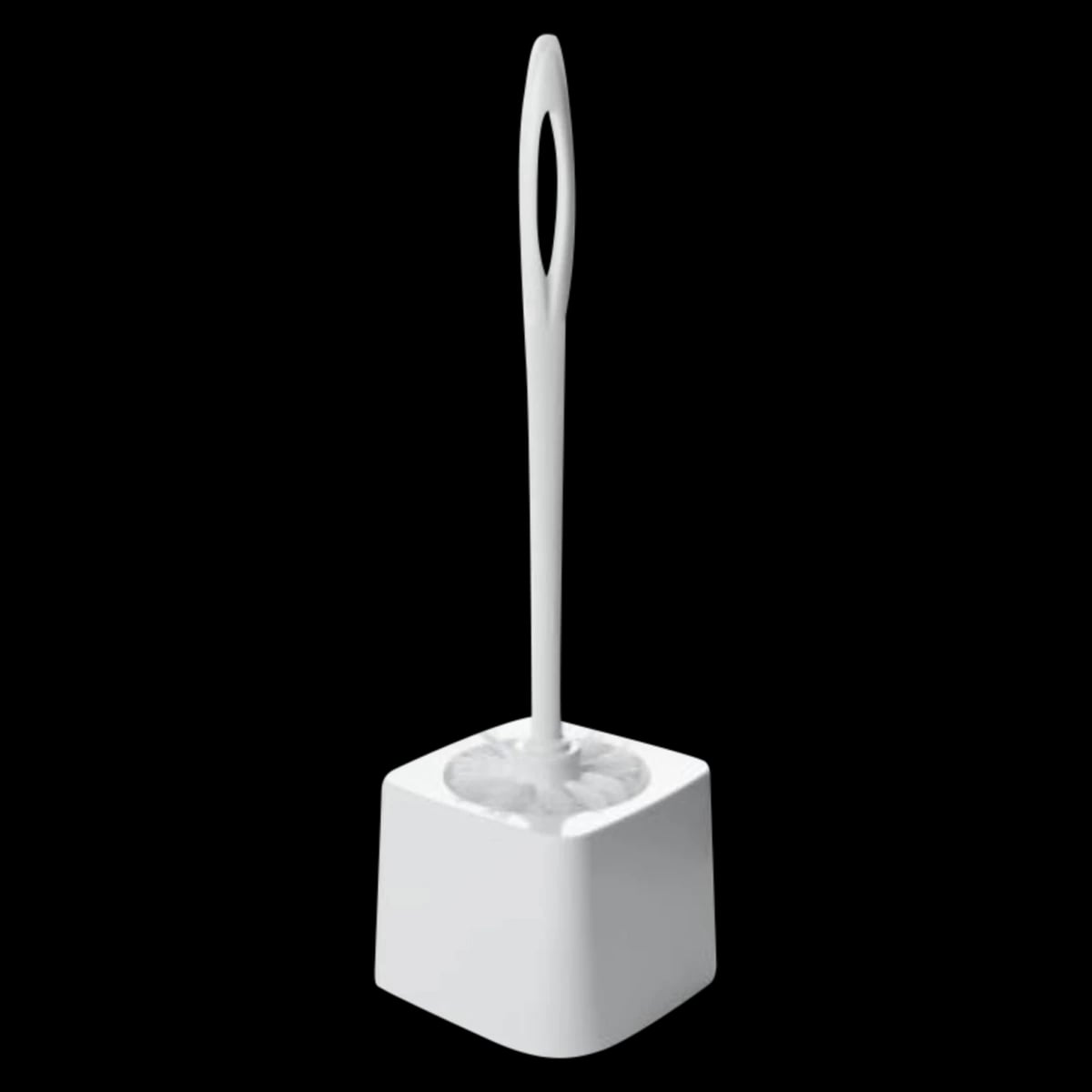 Toilet Bowl Brush Holder, White, 24/Case